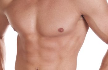 shot of a mans upper body