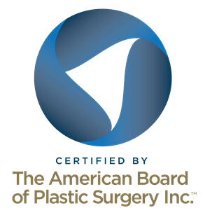 Certified by The American Board of Plastic Surgery Inc